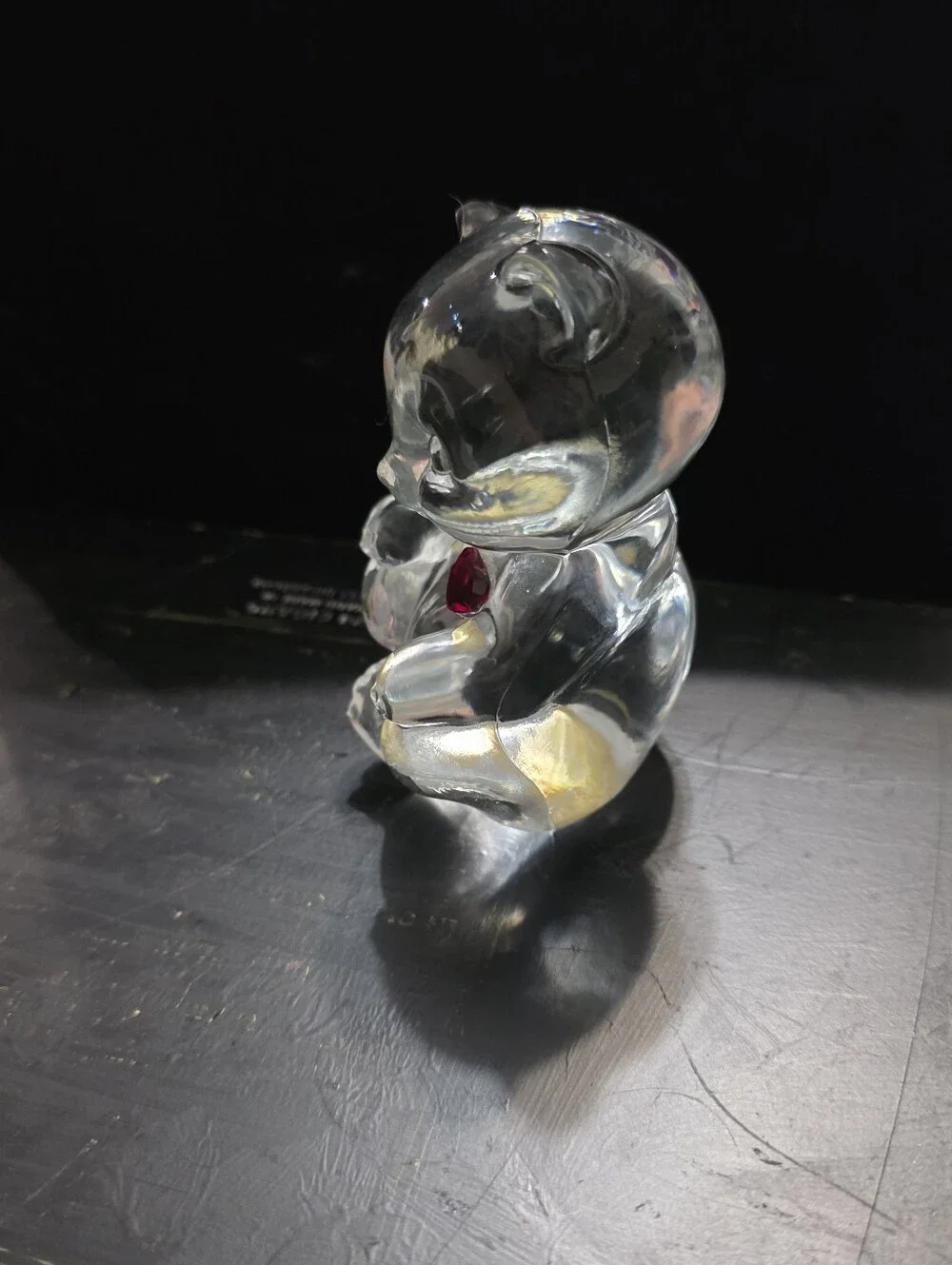 Fenton handcrafted clear